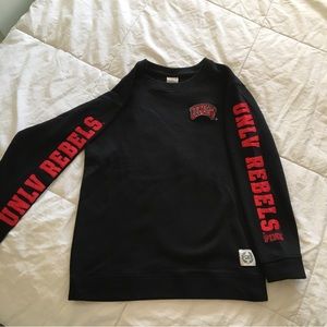 Victoria's Secret PINK - UNLV - Sequin Crewneck Sweatshirt - XS